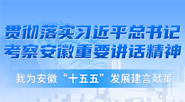 我為安徽“十五五”發(fā)展建言獻策